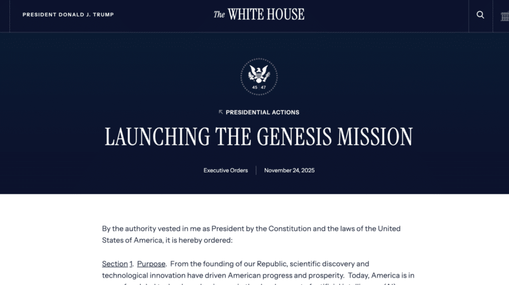 segurança nacional estados unidos - projeto gênesis